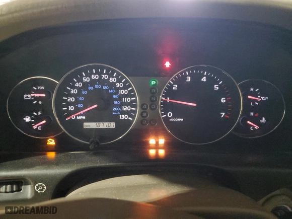 2004 Toyota Land Cruiser with VIN JTEHT05J742063193, listed as a Copart auction lot 41872585 with 187,101 mi miles and Clean Title. Bid and sale history available at carsss.com. Image 9.