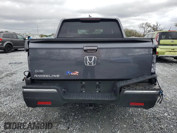 2020 Honda Ridgeline Sport with VIN 5FPYK2F11LB000823, listed as a Copart auction lot 45913705 with 28,093 mi miles and Non repairable. Bid and sale history available at DreamBid. Image 6.