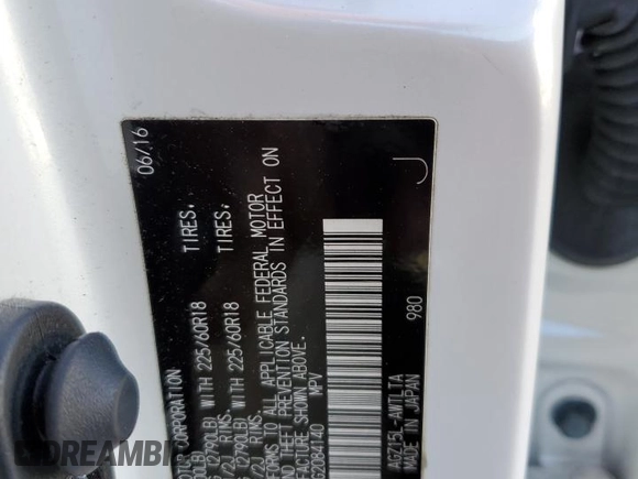 2016 Lexus NX 200t with VIN JTJBARBZ3G2084140, listed as a Copart auction lot 48449785 with 39,964 mi miles and Non Repairable. Bid and sale history available at carsss.com. Image 13.