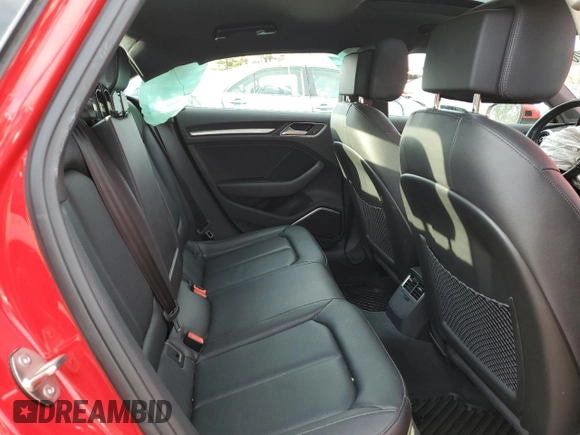 2018 Audi A3 Sedan Premium Plus with VIN WAUJ8GFFXJ1004163, listed as a Copart auction lot 42834264 with 58,556 mi miles. Bid and sale history available at carsss.com. Image 10.