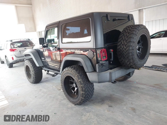 2018 Jeep Wrangler Sport S with VIN 1C4GJWAG3JL927925, listed as a IAAI auction lot 42387748 with 48,447 mi miles and . Bid and sale history available at DreamBid. Image 3.