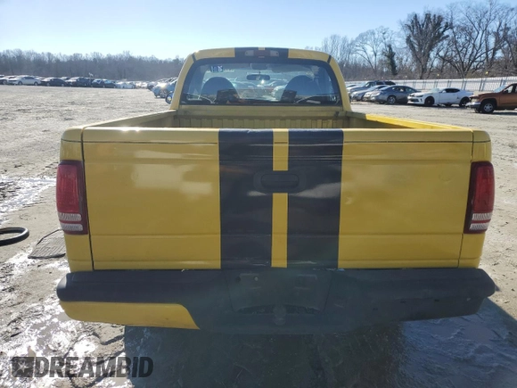 1999 Dodge Dakota with VIN 1B7GG26X4XS148631, listed as a Copart auction lot 41374055 with 304,160 mi miles and Salvage Title. Bid and sale history available at carsss.com. Image 6.
