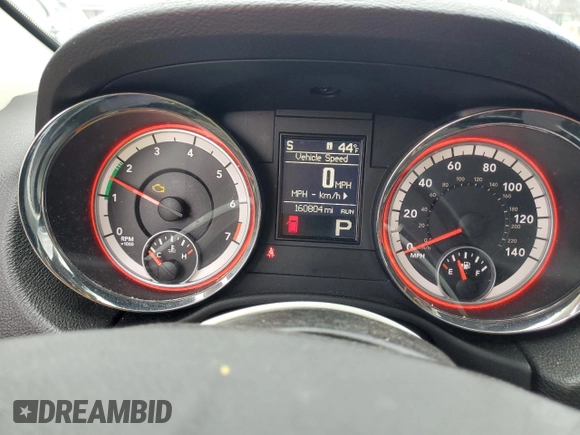 2012 Dodge Durango Crew with VIN 1C4RDHDG2CC336205, listed as a Copart auction lot 49798075 with 160,804 mi miles and Salvage Title. Bid and sale history available at DreamBid. Image 9.