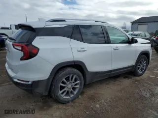 2022 GMC Terrain SLT with VIN 3GKALVEV6NL158726, listed as a Copart auction lot 43691015 with 14,210 mi miles and Salvage Title. Bid and sale history available at carsss.com. Image 3.