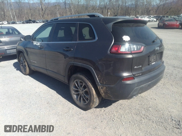 2019 Jeep Cherokee Latitude Plus with VIN 1C4PJMLX9KD413915, listed as a IAAI auction lot 41747608 with 50,390 mi miles and . Bid and sale history available at DreamBid. Image 3.