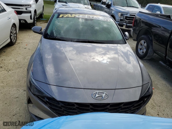 2021 Hyundai Elantra Hybrid Limited with VIN KMHLN4AJ4MU009680, listed as a Copart auction lot 76201244 with 133,782 mi miles and Non Repairable. Bid and sale history available at carsss.com. Image 5.