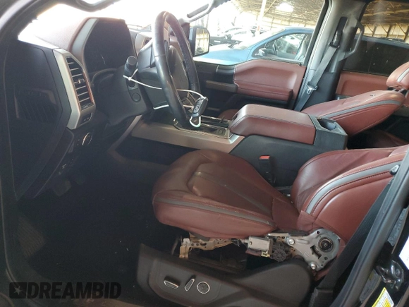 2019 Ford F-150 XL with VIN 1FTEW1E45KFD01319, listed as a Copart auction lot 56991875 with 90,871 mi miles and Salvage title. Bid and sale history available at DreamBid. Image 7.