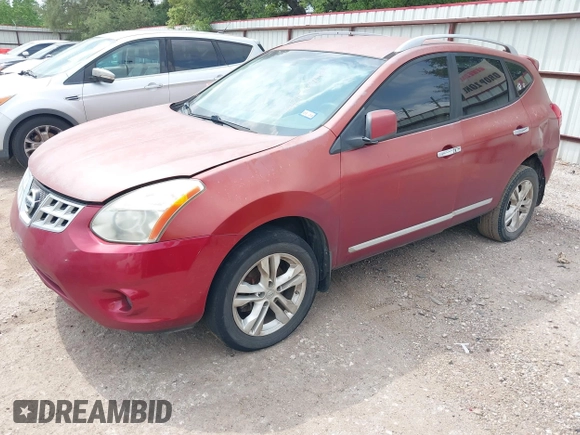 2012 Nissan Rogue S with VIN JN8AS5MT8CW258420, listed as a IAAI auction lot 42126948 with 215,659 mi miles and . Bid and sale history available at DreamBid. Image 2.