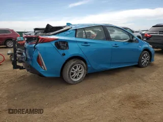 2020 Toyota Prius Prime LE with VIN JTDKARFP4L3120241, listed as a Copart auction lot 53346805 with 94,107 mi miles and Salvage Title. Bid and sale history available at carsss.com. Image 3.