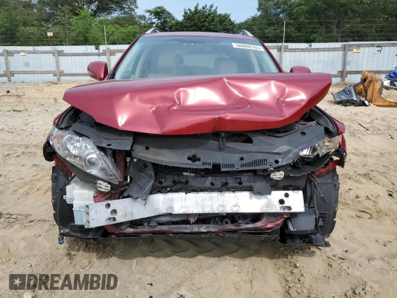2011 Lexus RX 350 with VIN 2T2BK1BA3BC083572, listed as a Copart auction lot 60888165 with 170,034 mi miles and Salvage title. Bid and sale history available at DreamBid. Image 5.