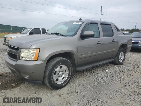 2007 Chevrolet Avalanche 2LT with VIN 3GNEC12J87G208908, listed as a Copart auction lot 77654674 with 193,889 mi miles and Salvage Title. Bid and sale history available at DreamBid. Image 1.
