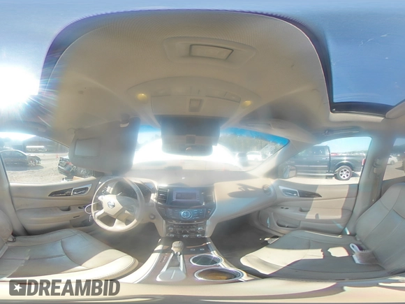 2014 Nissan Pathfinder SL with VIN 5N1AR2MN7EC682369, listed as a Copart auction lot 43632055 with 143,694 mi miles and Salvage Title. Bid and sale history available at DreamBid. Image 14.