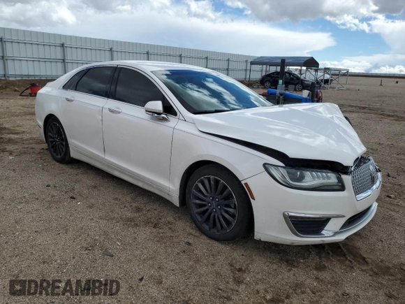 2017 Lincoln MKZ Hybrid Premiere with VIN 3LN6L5KU3HR609329, listed as a Copart auction lot 49165535 with Not Provided miles and Salvage Title. Bid and sale history available at carsss.com. Image 4.