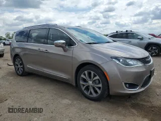 2017 Chrysler Pacifica Limited with VIN 2C4RC1GG3HR616218, listed as a Copart auction lot 58342445 with 53,536 mi miles and Salvage title. Bid and sale history available at DreamBid. Image 4.