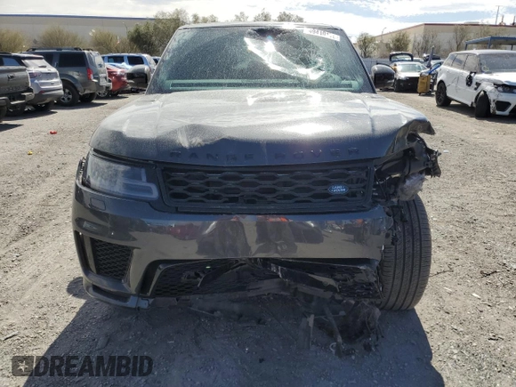 2020 Land Rover Range Rover Sport HST with VIN SALWS2RU0LA746848, listed as a Copart auction lot 49410175 with 33,255 mi miles and Salvage Title. Bid and sale history available at carsss.com. Image 5.