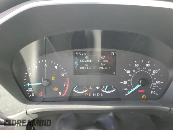 2022 Ford Escape SE z VIN 1FMCU0G63NUB40275, wystawiony jako Copart lot #52416065 z przebiegiem 17 472 mil mil oraz Szkoda całkowita • Salvage title. Historia ofert i sprzedaży dostępna na DreamBid. Obrazek 9.