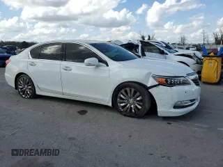 2016 Acura RLX Advance Pkg with VIN JH4KC1F9XGC000087, listed as a Copart auction lot 45076754 with 65,065 mi miles and Salvage Title. Bid and sale history available at carsss.com. Image 4.
