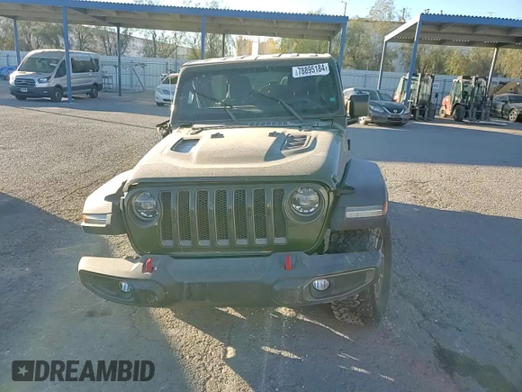 2021 Jeep Wrangler Unlimited Rubicon with VIN 1C4HJXFN9MW584171, listed as a Copart auction lot 78895184 with Not Provided miles and Salvage Title. Bid and sale history available at DreamBid. Image 10.