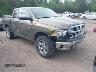 2014 Ram 1500 Big Horn with VIN 1C6RR7LT9ES386044, listed as a IAAI auction lot 41954033 with 135,566 mi miles and . Bid and sale history available at DreamBid. Image 1.