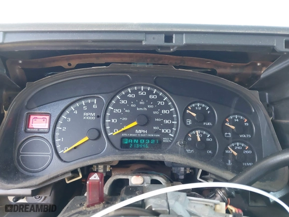 2000 Chevrolet Silverado 1500 LS with VIN 2GCEC19T9Y1305982, listed as a IAAI auction lot 41657268 with 213,446 mi miles. Bid and sale history available at carsss.com. Image 7.