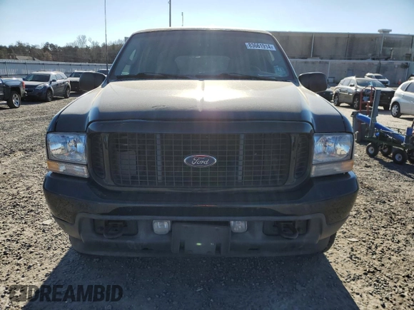 2003 Ford Excursion Limited z VIN 1FMNU43S63EB44315, wystawiony jako Copart lot #83661914 z przebiegiem 265 785 mil mil oraz Czysty tytuł • Clean title. Historia ofert i sprzedaży dostępna na DreamBid. Obrazek 5.
