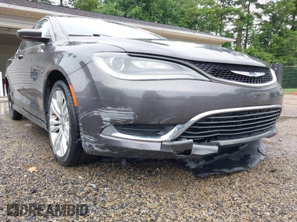 2015 Chrysler 200 Limited with VIN 1C3CCCAB6FN557341, listed as a IAAI auction lot 42585791 with 90,594 mi miles and . Bid and sale history available at DreamBid. Image 6.