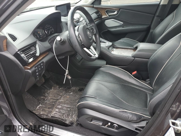 2019 Acura RDX Advance with VIN 5J8TC2H77KL000596, listed as a Copart auction lot 54055655 with 90,939 mi miles and Salvage title. Bid and sale history available at DreamBid. Image 7.