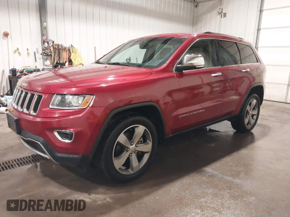 2014 Jeep Grand Cherokee Limited with VIN 1C4RJFBT1EC139798, listed as a IAAI auction lot 41772069 with 122,282 mi miles and . Bid and sale history available at DreamBid. Image 18.