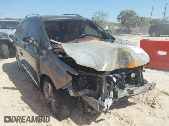 2015 Lexus RX 350 with VIN 2T2ZK1BA1FC152103, listed as a IAAI auction lot 42026216 with Not Provided miles and . Bid and sale history available at carsss.com. Image 1.