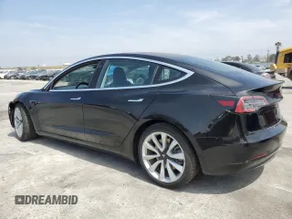 2018 Tesla Model 3 Long Range Battery with VIN 5YJ3E1EA6JF176429, listed as a Copart auction lot 53272005 with 46,243 mi miles and Salvage Title. Bid and sale history available at DreamBid. Image 2.