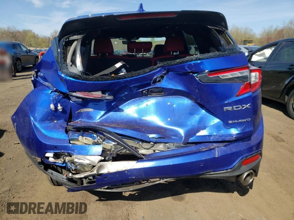 2024 Acura RDX w/A-Spec Package with VIN 5J8TC2H67RL039447, listed as a Copart auction lot 53934285 with 11,001 mi miles and Salvage title. Bid and sale history available at DreamBid. Image 6.
