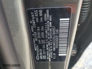 2024 Hyundai Elantra SEL with VIN KMHLM4DG2RU784957, listed as a Copart auction lot 50073505 with 18,107 mi miles and Non Repairable. Bid and sale history available at carsss.com. Image 12.