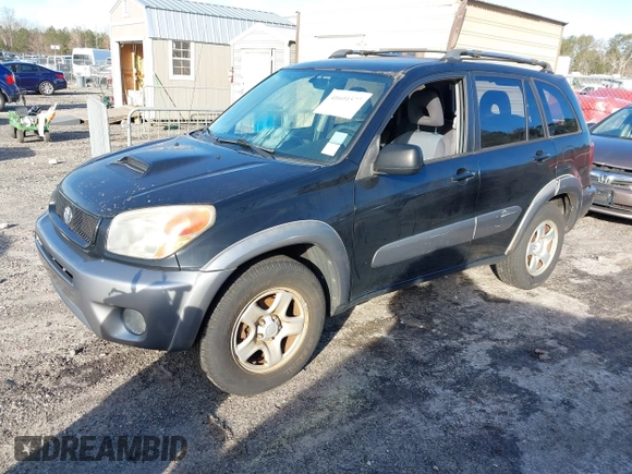 2005 Toyota RAV4 with VIN JTEGD20V250088126, listed as a IAAI auction lot 41601577 with 215,201 mi miles. Bid and sale history available at carsss.com. Image 2.
