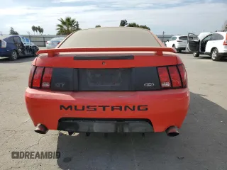 1999 Ford Mustang GT with VIN 1FAFP42X8XF151298, listed as a Copart auction lot 76350444 with 0 mi miles and Salvage Title. Bid and sale history available at carsss.com. Image 6.