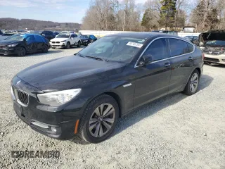 2015 BMW 5 Series 535i Gran Turismo xDrive with VIN WBA5M4C53FD184082, listed as a Copart auction lot 86748704 with 141,858 mi miles and Salvage Title. Bid and sale history available at carsss.com. Image 1.
