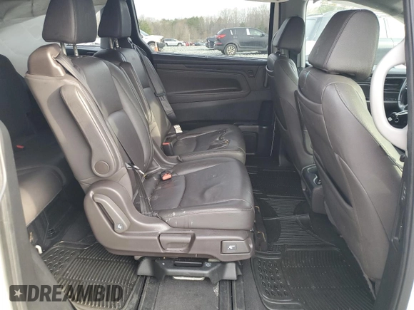 2019 Honda Odyssey EX-L with VIN 5FNRL6H72KB014960, listed as a Copart auction lot 48701035 with 131,921 mi miles and Salvage Title. Bid and sale history available at carsss.com. Image 11.