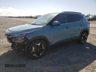 2024 Kia Seltos EX z VIN KNDER2AA6R7482086, wystawiony jako Copart lot #51867375 z przebiegiem 42 415 mil mil oraz Szkoda całkowita • Salvage title. Historia ofert i sprzedaży dostępna na DreamBid. Obrazek 1.