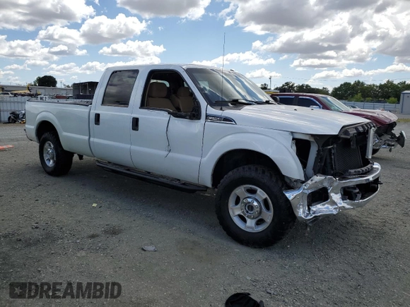 2016 Ford F-250 Lariat with VIN 1FT7W2B69GED14222, listed as a Copart auction lot 56658305 with Not provided miles and Salvage title. Bid and sale history available at DreamBid. Image 4.