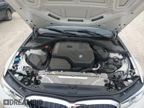 2022 BMW 3 Series 330i xDrive with VIN 3MW5R7J00N8C64705, listed as a Copart auction lot 48624285 with 12,143 mi miles and Salvage Title. Bid and sale history available at carsss.com. Image 11.
