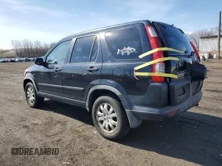 2006 Honda CR-V EX with VIN JHLRD78816C034828, listed as a Copart auction lot 53043985 with 195,897 mi miles and Salvage Title. Bid and sale history available at carsss.com. Image 2.