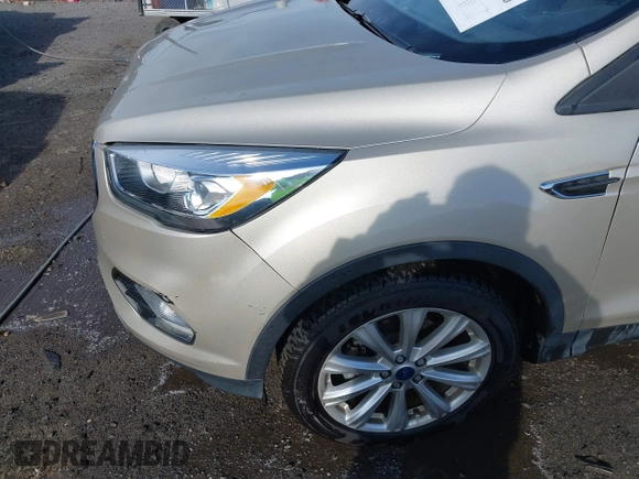 2017 Ford Escape Titanium with VIN 1FMCU0JD3HUB19602, listed as a IAAI auction lot 41816296 with 70,311 mi miles. Bid and sale history available at carsss.com. Image 17.