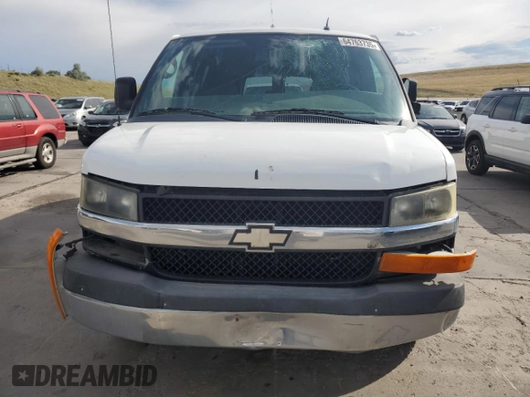 2013 Chevrolet Express Passenger LT with VIN 1GAZG1FG1D1121397, listed as a Copart auction lot 64763735 with Not provided miles and Clean title. Bid and sale history available at DreamBid. Image 5.