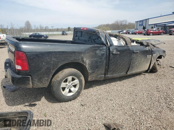 2018 Ram 1500 Express with VIN 1C6RR7FT3JS200553, listed as a Copart auction lot 54662535 with 103,370 mi miles and Salvage title. Bid and sale history available at DreamBid. Image 3.