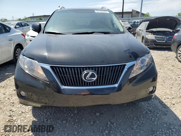 2011 Lexus RX 350 with VIN 2T2BK1BA9BC098335, listed as a Copart auction lot 54129345 with 65,254 mi miles and Salvage Title. Bid and sale history available at DreamBid. Image 5.