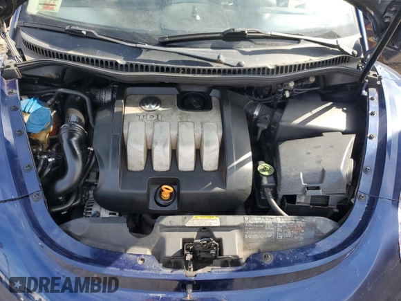 2006 Volkswagen Beetle with VIN 3VWPR31CX6M411570, listed as a Copart auction lot 43664165 with 190,856 mi miles and Salvage Title. Bid and sale history available at DreamBid. Image 11.