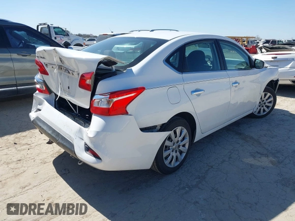 2016 Nissan Sentra SV with VIN 3N1AB7AP3GY234560, listed as a IAAI auction lot 41728302 with 122,599 mi miles and . Bid and sale history available at DreamBid. Image 4.