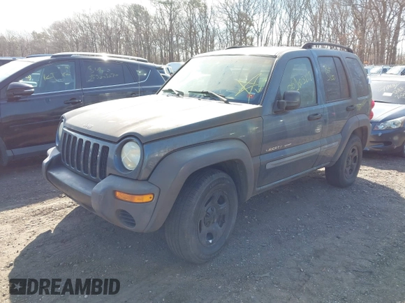 2002 Jeep Liberty Sport with VIN 1J4GL48KX2W319774, listed as a IAAI auction lot 41907101 with Not Provided miles. Bid and sale history available at carsss.com. Image 2.