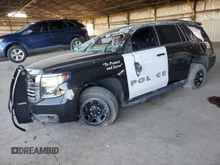 2020 Chevrolet Tahoe Commercial z VIN 1GNSKDEC9LR262894, wystawiony jako Copart lot #74391784 z przebiegiem Nie podano mil oraz Szkoda całkowita • Salvage title. Historia ofert i sprzedaży dostępna na DreamBid. Obrazek 1.