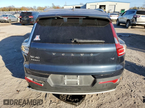 2022 Volvo XC40 Inscription with VIN YV4AC2HL9N2736059, listed as a Copart auction lot 83705934 with 0 mi miles and Salvage Title. Bid and sale history available at carsss.com. Image 6.