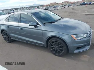 2015 Audi A3 1.8T Premium with VIN WAUACGFF4F1004875, listed as a IAAI auction lot 38527421 with 86,250 mi miles. Bid and sale history available at carsss.com. Image 1.